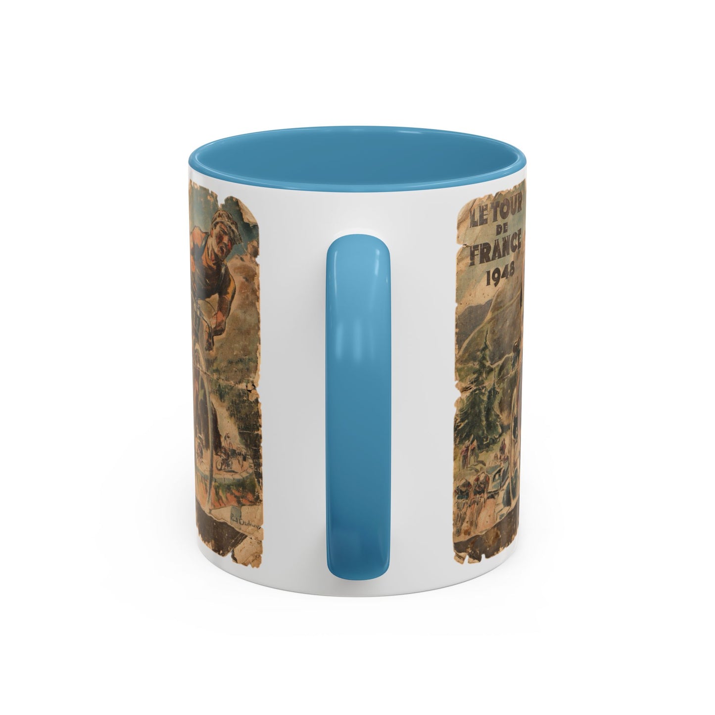 Tour De France 1948 Poster Coffee Mug (11, 15oz)