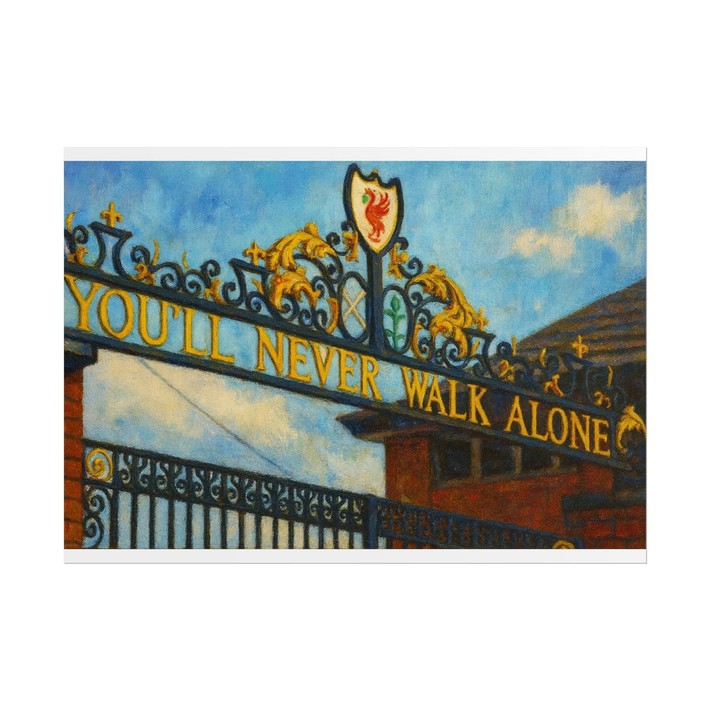 Liverpool FC Shankly Gates Art Poster