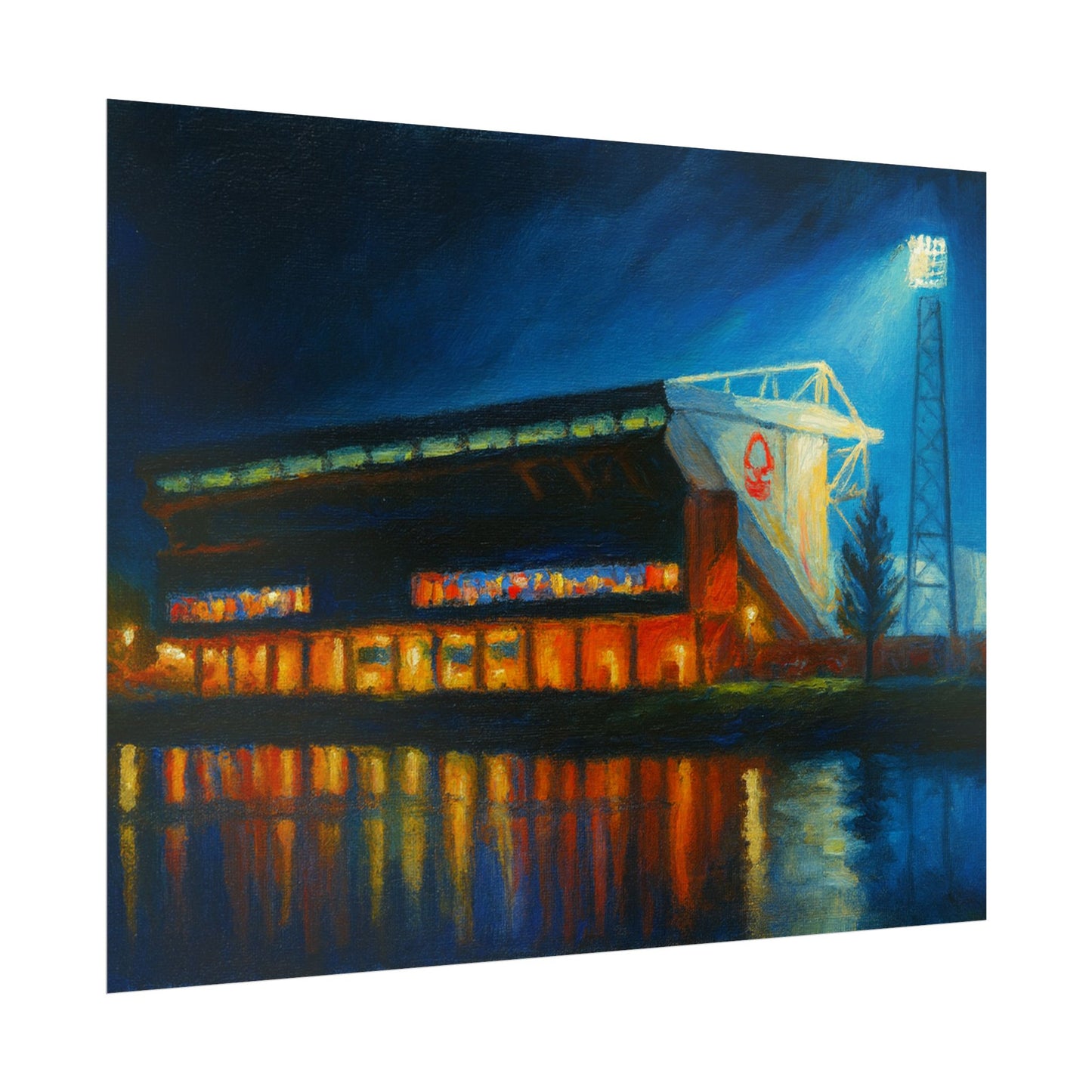 Nottingham Forest City Ground Art Poster