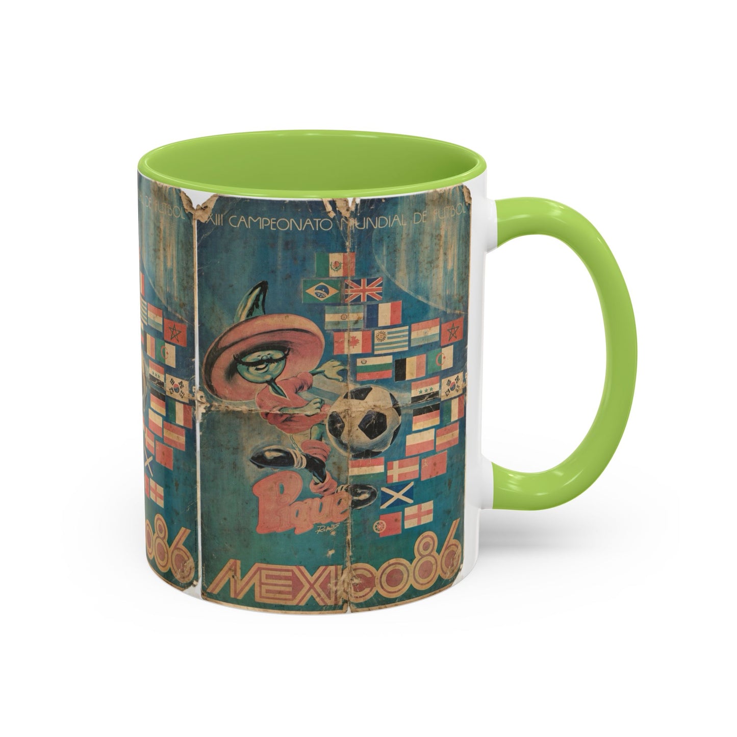Mexico 86 Poster Pique Kick Coffee Mug (11, 15oz)