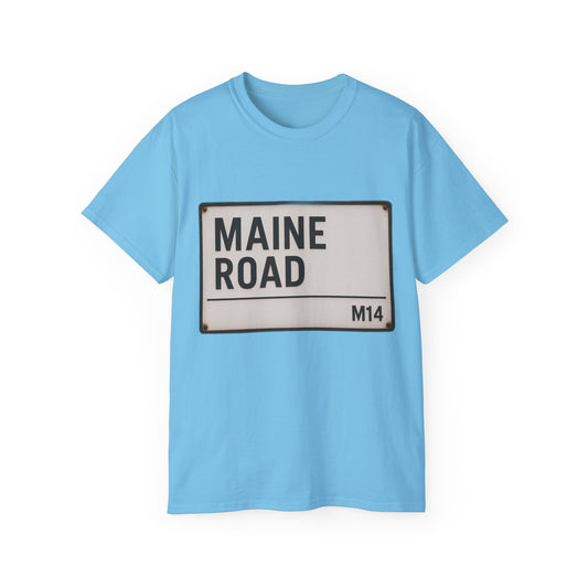 Maine Road Manchester City Road SignT-Shirt