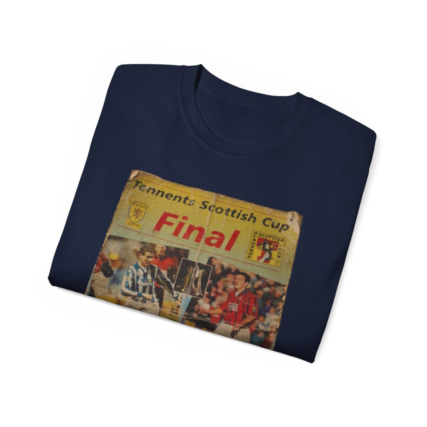 1997 Scottish Challenge Cup Final Programme Poster Unisex Ultra Cotton Tee