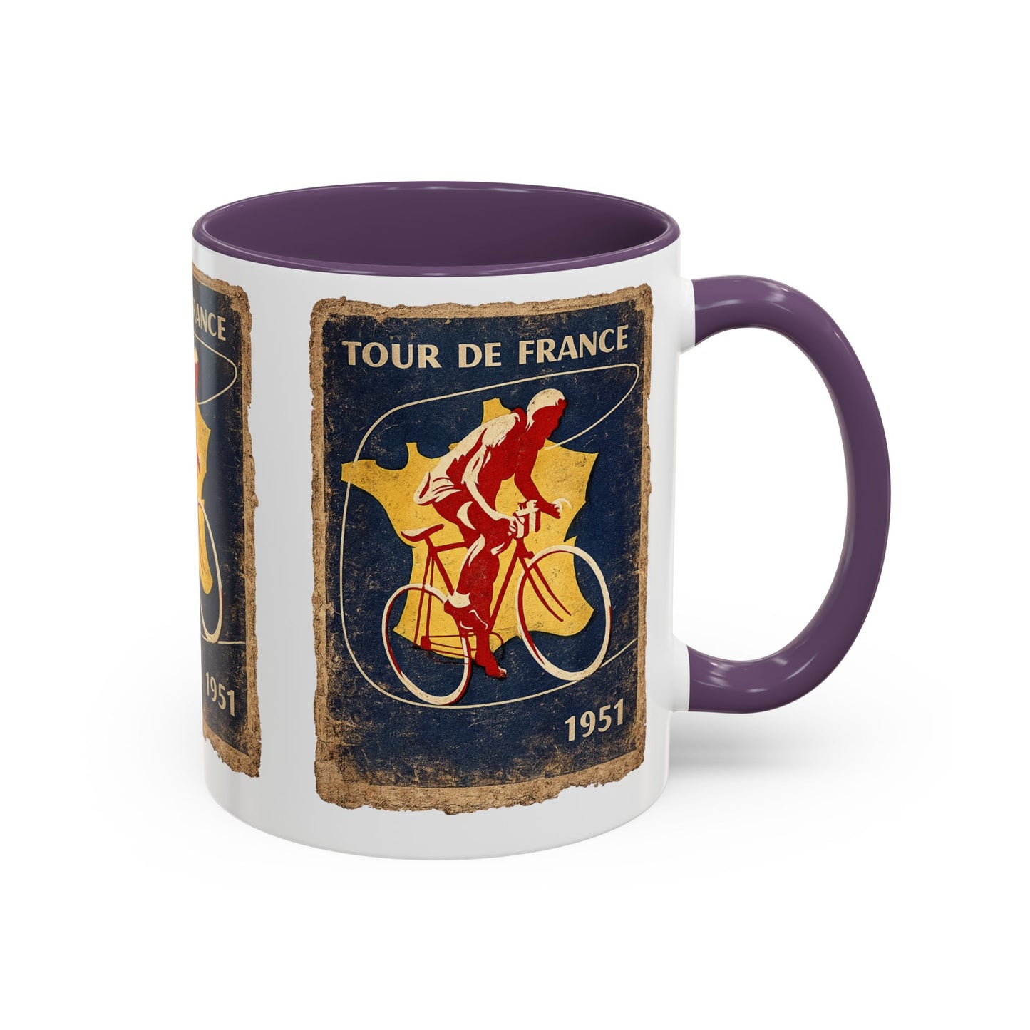 Tour de France 1951 Poster  Coffee Mug (11, 15oz)