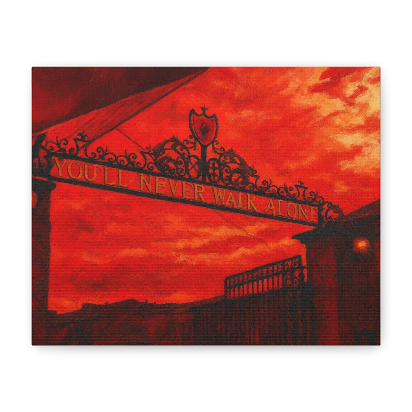 Liverpool FC Shankly Gates Art Print Canvas