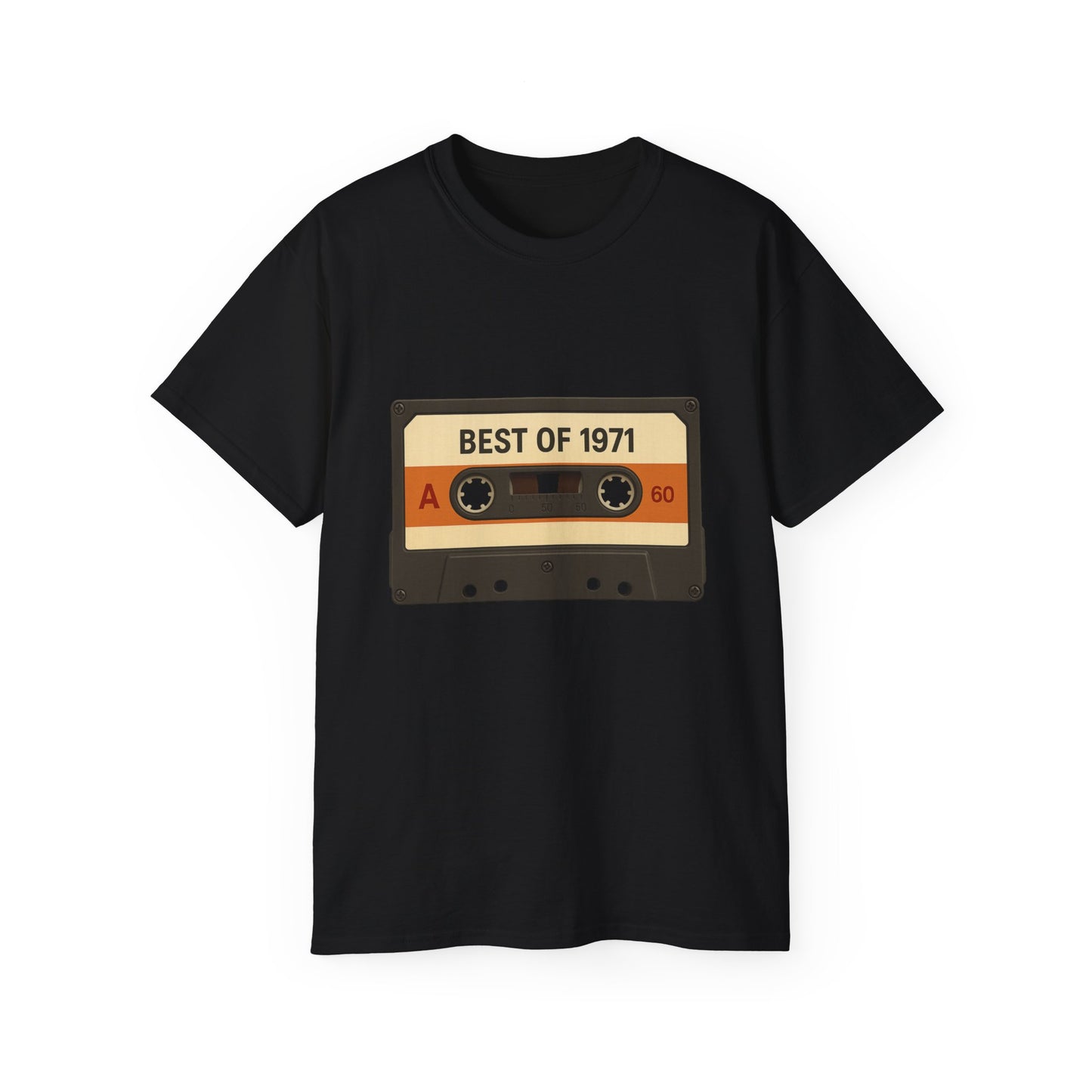 Retro Cassette Tape Best of 1971 T-Shirt