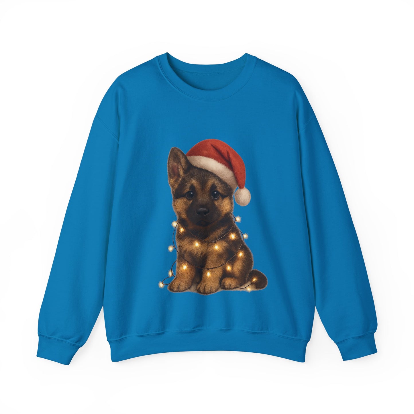 Alsatian Puppy Christmas Dog Sweatshirt