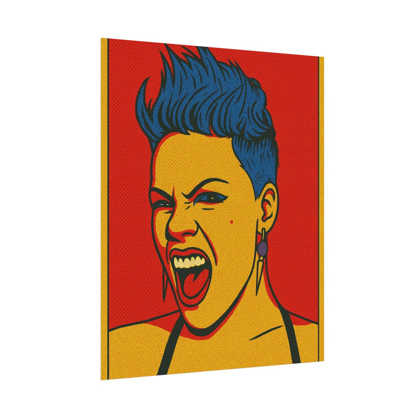 Pink Pop Art Poster