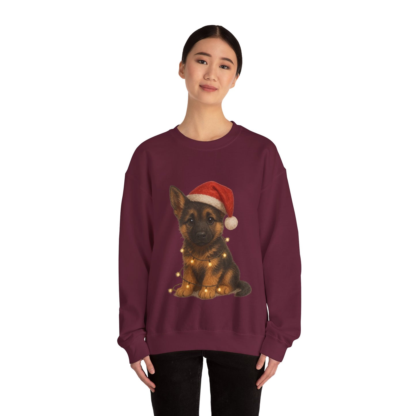 Christmas German Shepherd Puppy Sweatshirt