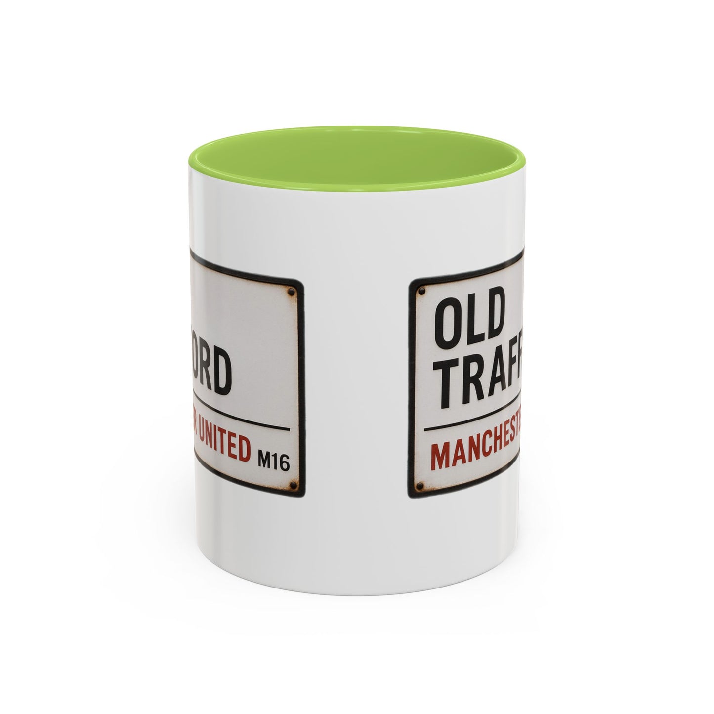 Manchester United Old Trafford Road Sign Mug