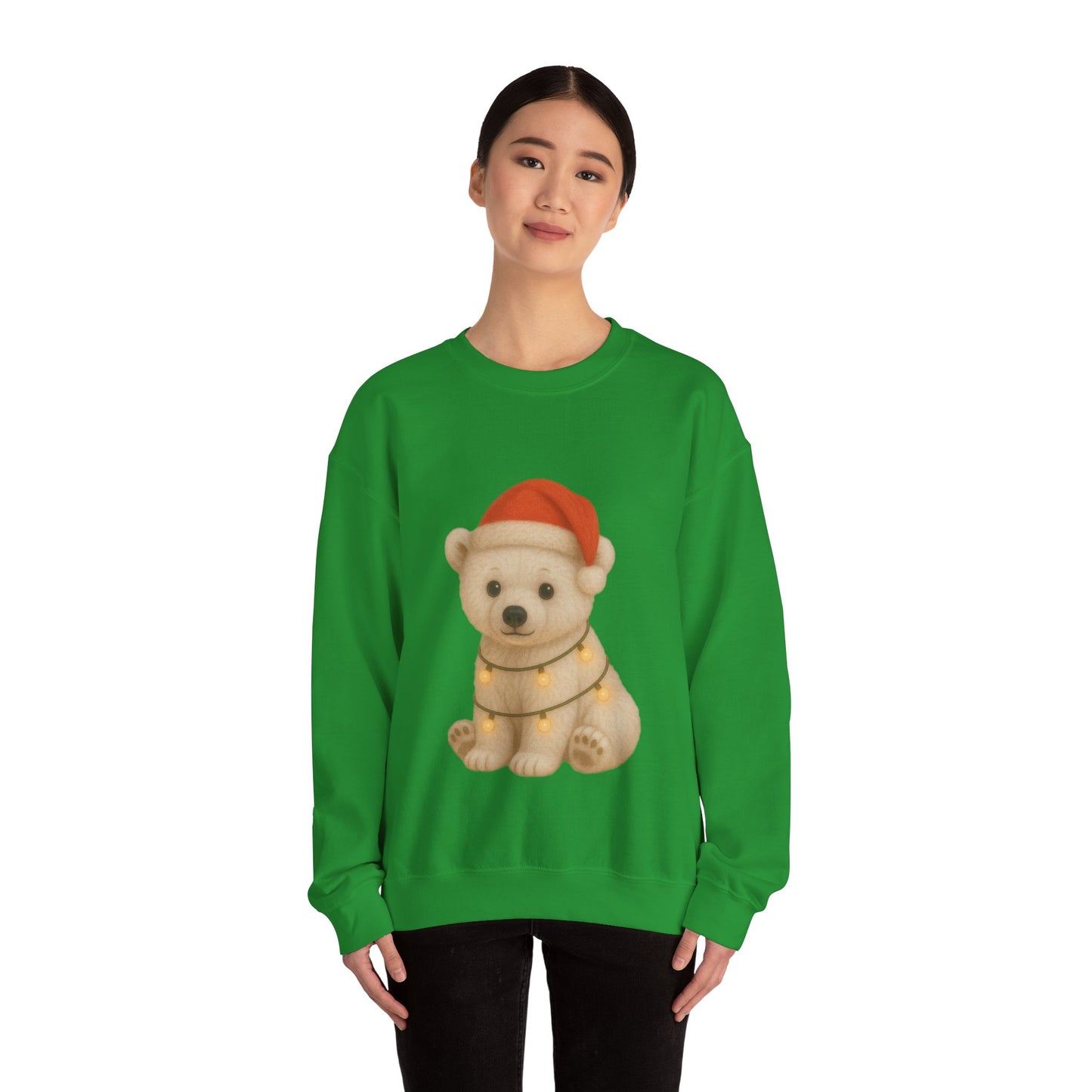 Cozy Christmas Polar Bear Sweatshirt