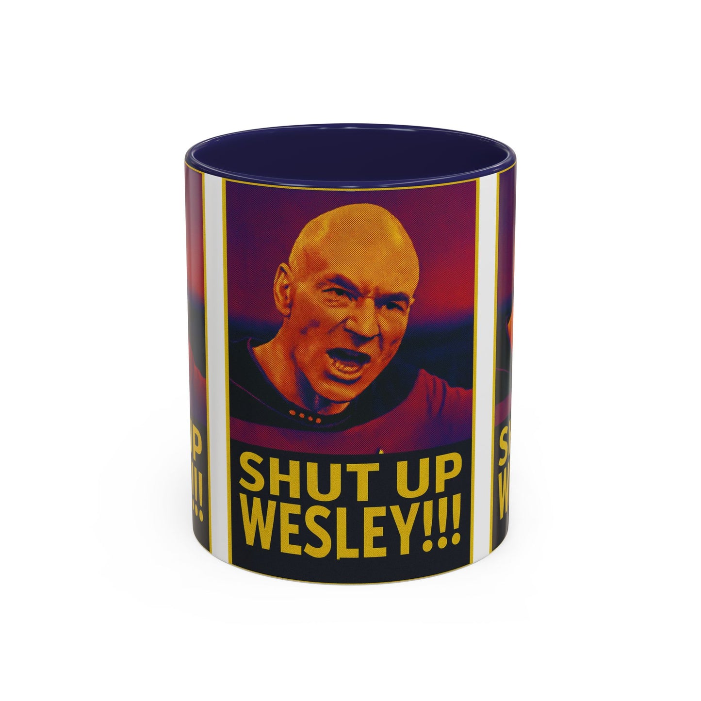 Captain Picard Shut Up Wesley! Mug