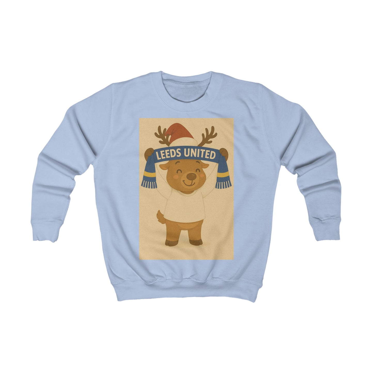 Children’s Leeds United Reindeer Christmas Jumper