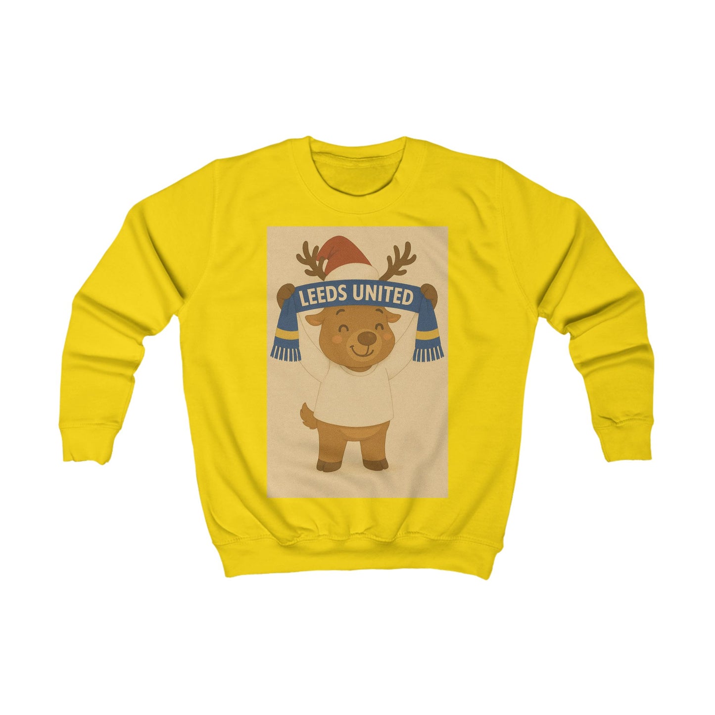 Children’s Leeds United Reindeer Christmas Jumper