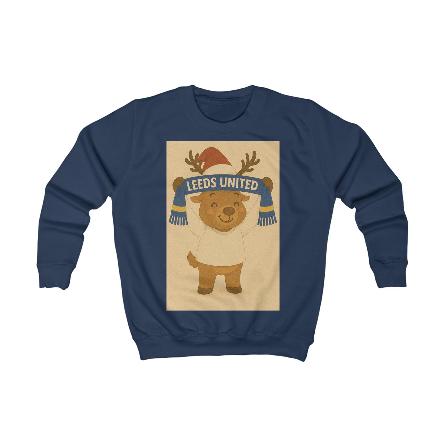 Children’s Leeds United Reindeer Christmas Jumper
