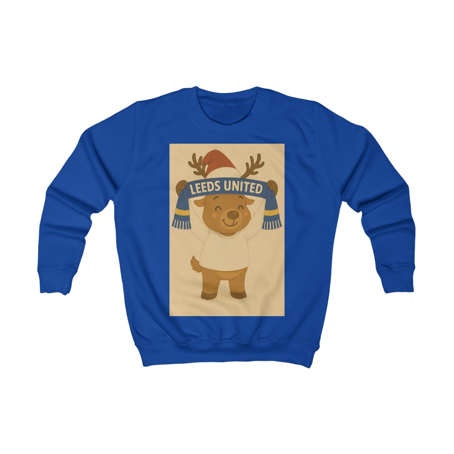 Children’s Leeds United Reindeer Christmas Jumper