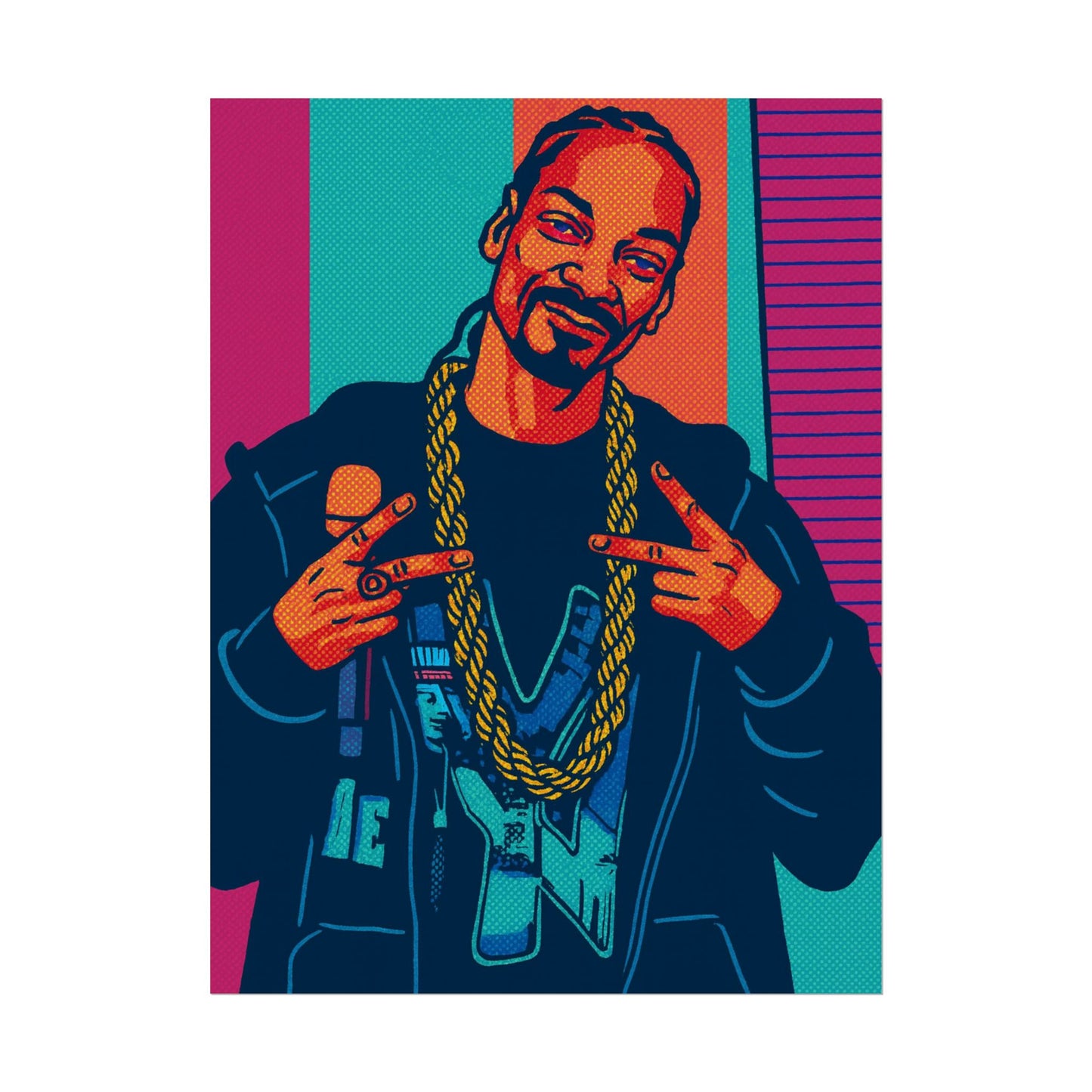 Snoop Dogg Pop Art Poster