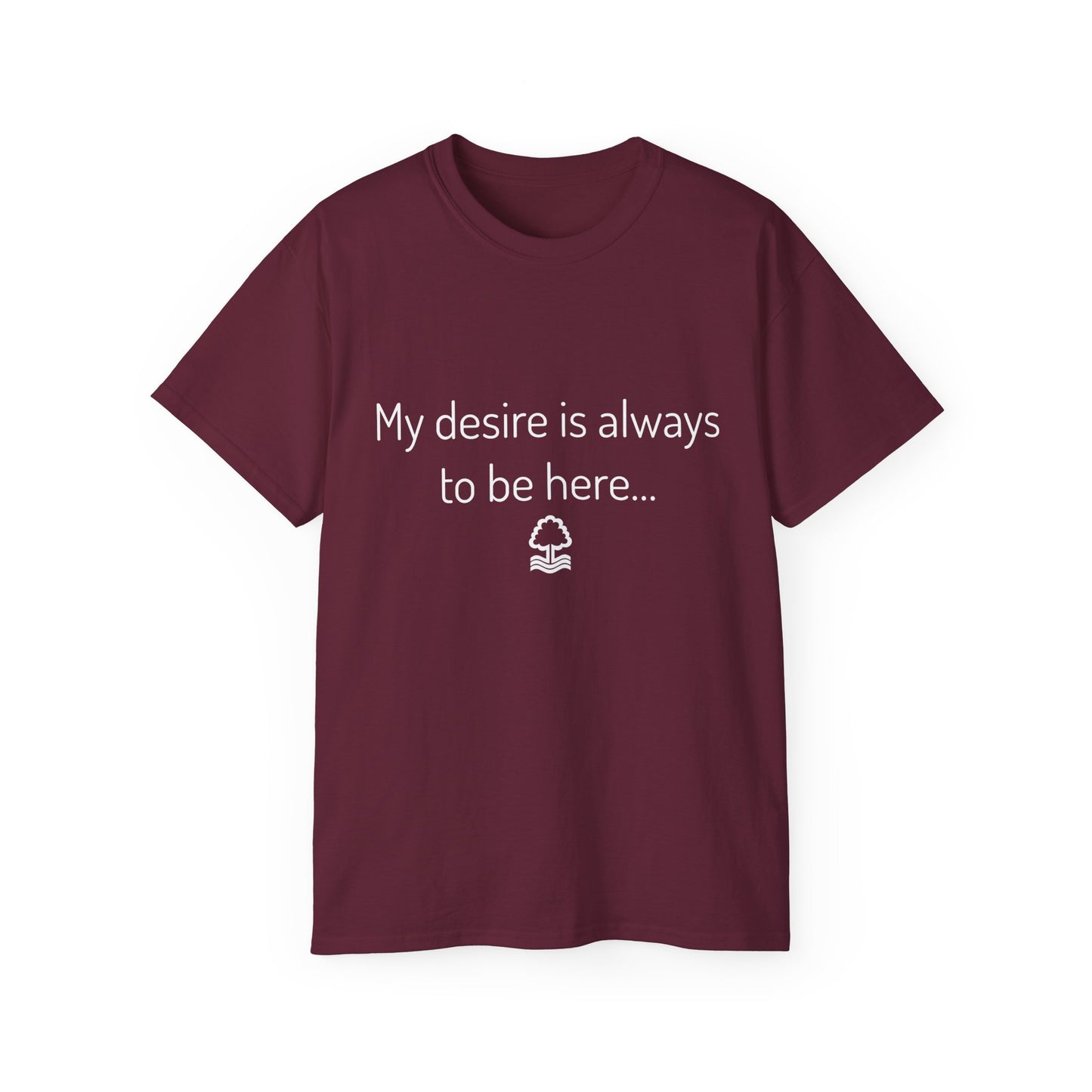 My Desire Is Always to Be Here Nottingham Forest T-Shirt
