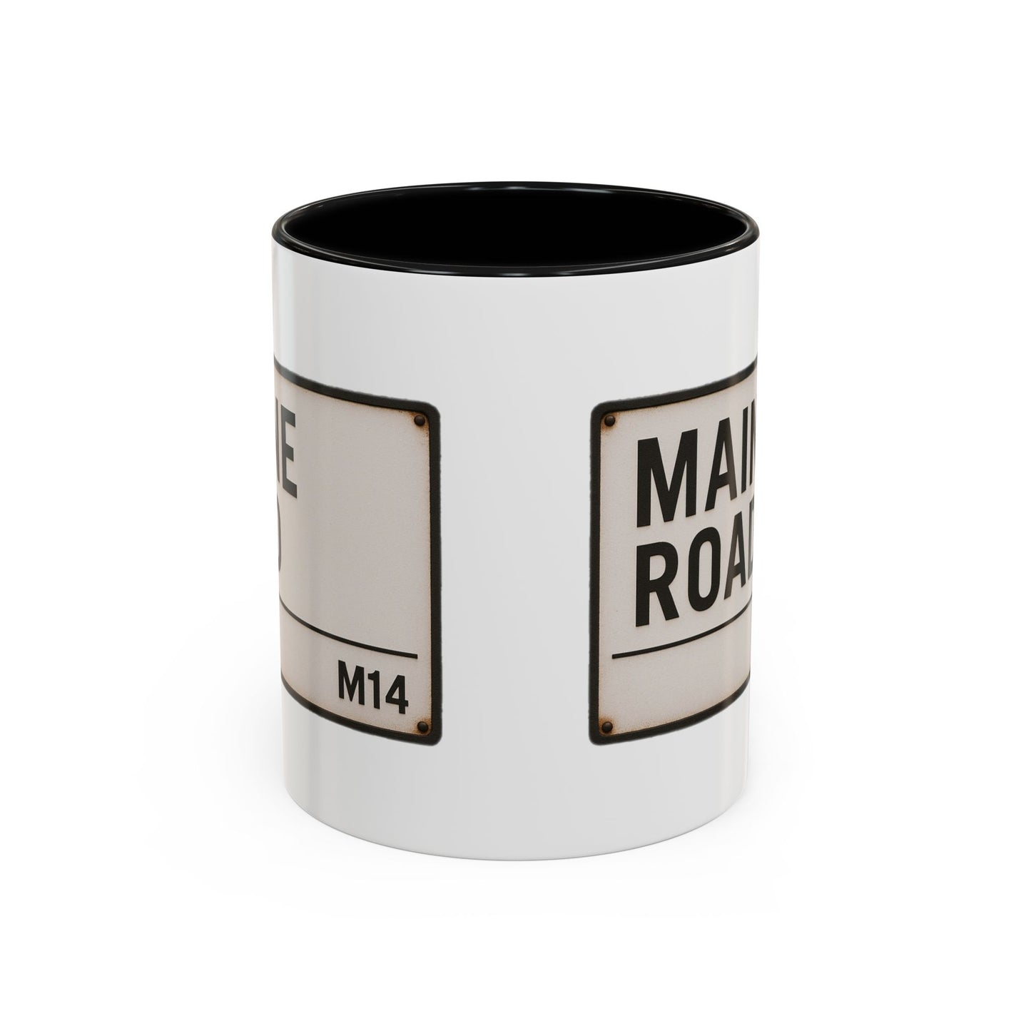 Maine Road Manchester City Road Sign Mug