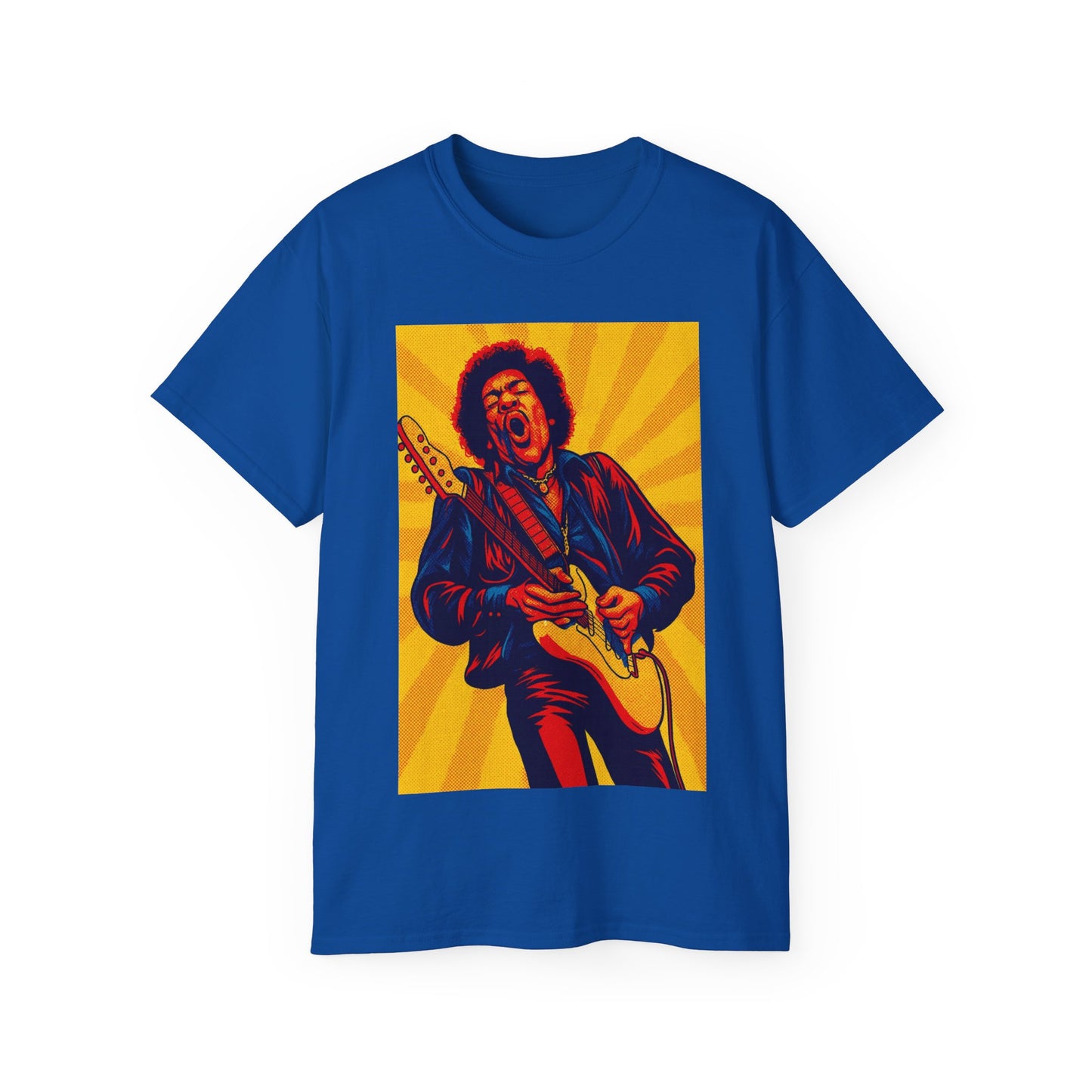 Jimi Hendrix Pop Art Guitar T-Shirt