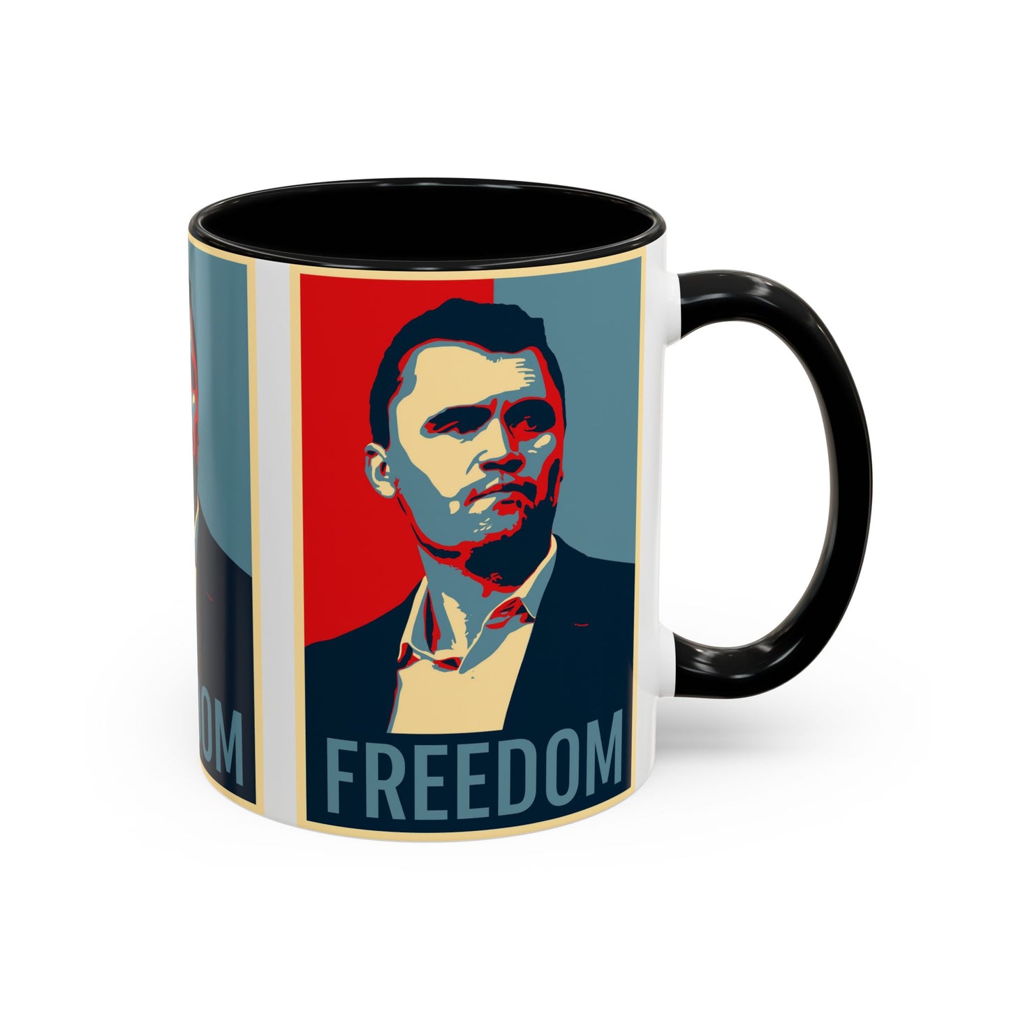 Charlie Kirk Hope Freedom Mug