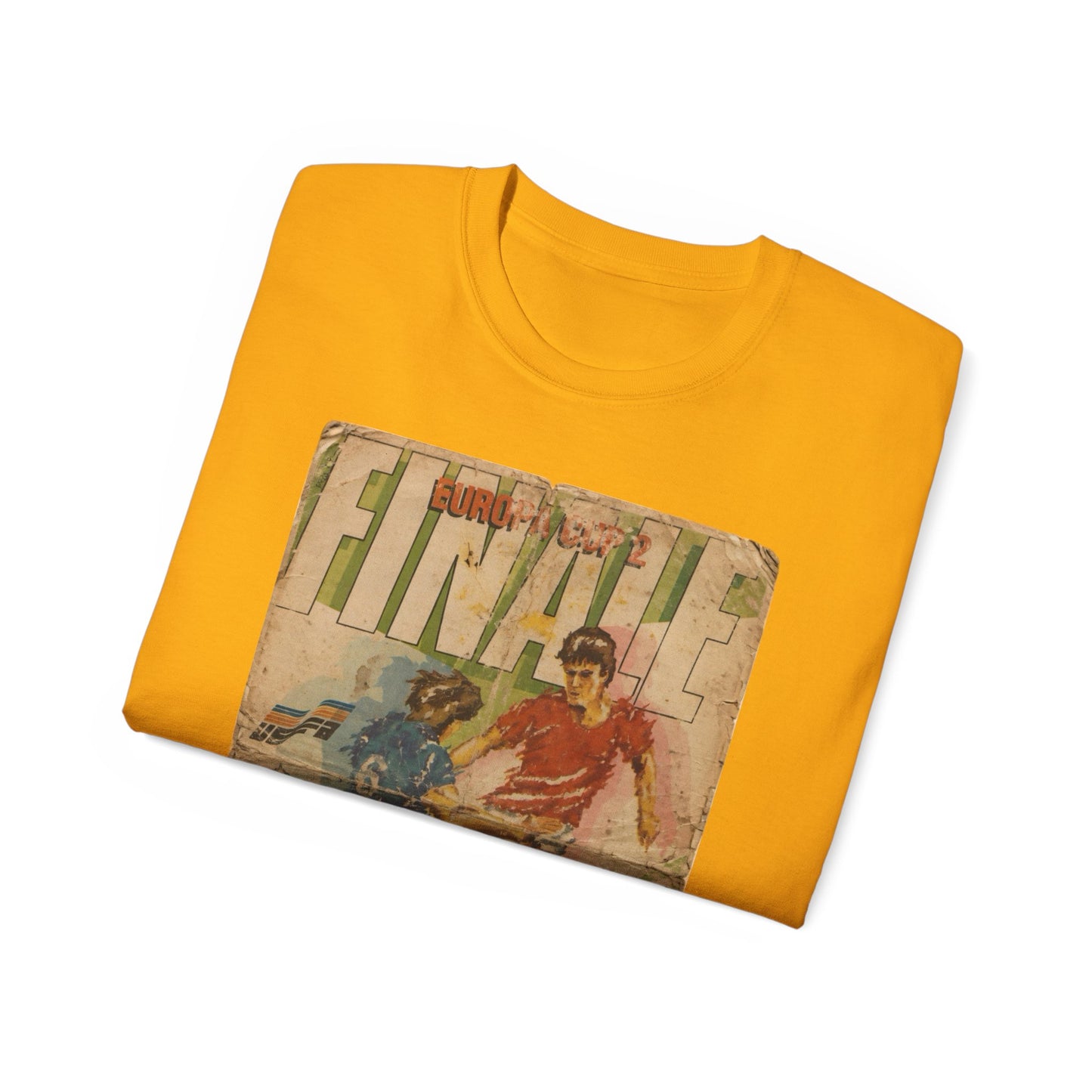 1985 European Cup Winners Cup Final Everton Rapid Vienna Poster Unisex Ultra Cotton Tee