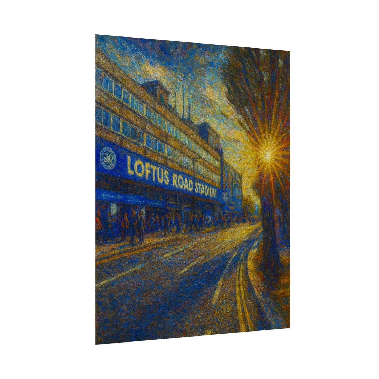 Queens Park Rangers Loftus Road Stadium Rolled Poster