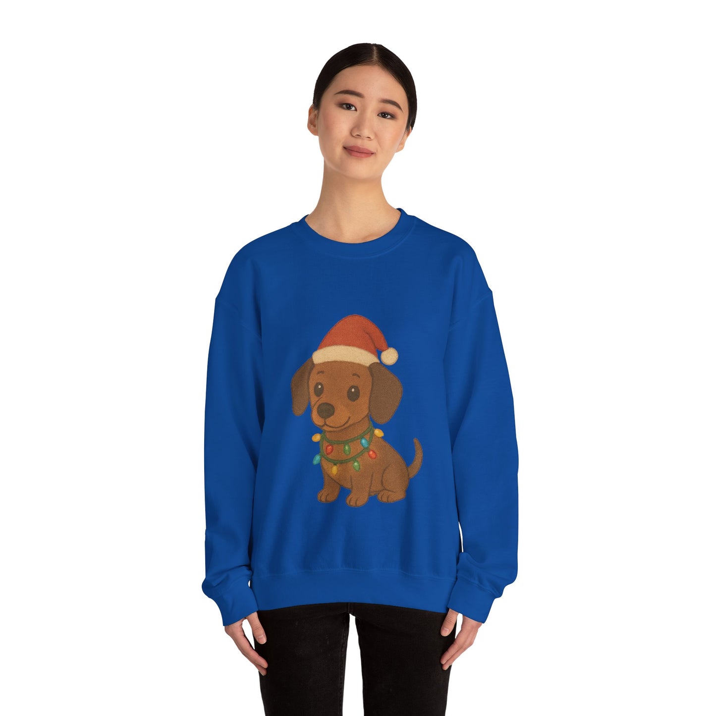 Christmas Dachshund Puppy Christmas Sweatshirt