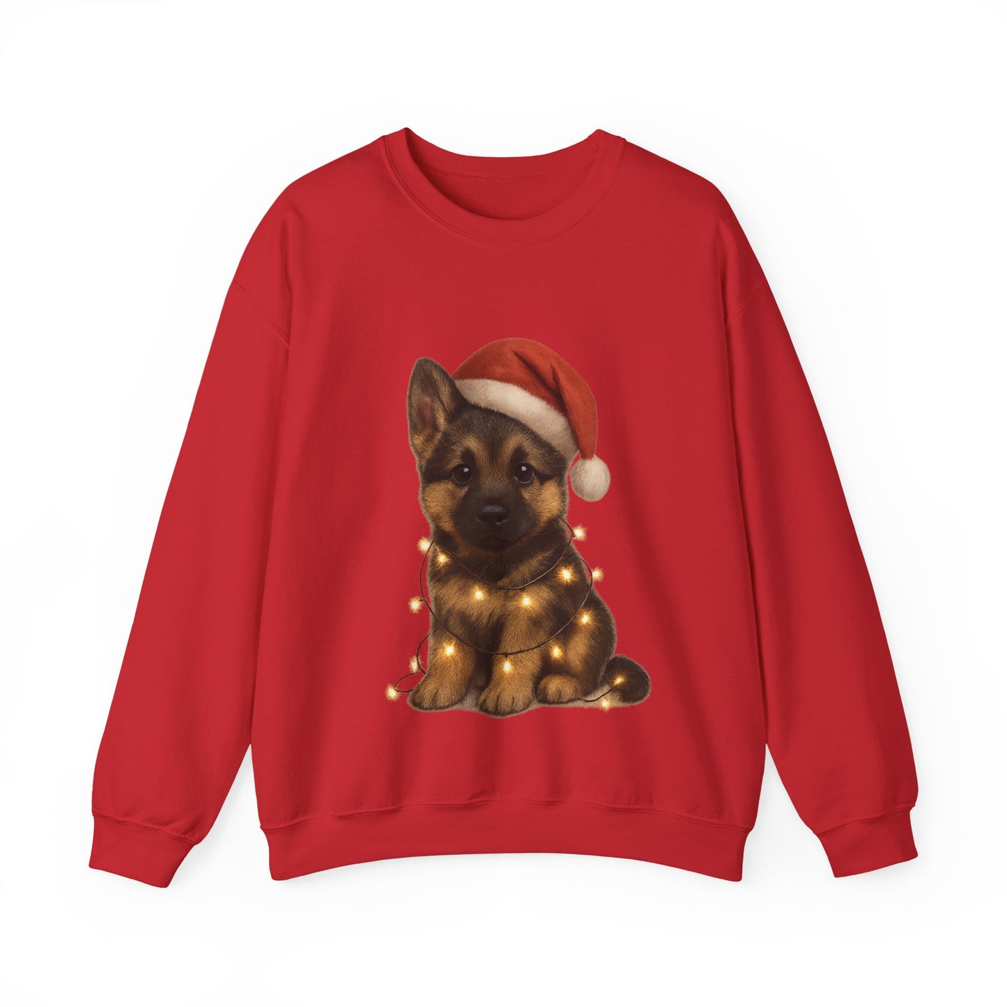 Alsatian Puppy Christmas Dog Sweatshirt