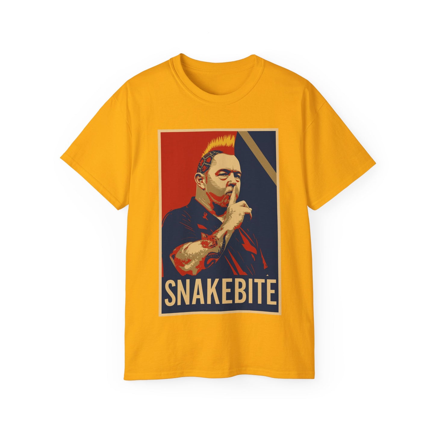 Peter Wright Snakebite Shhh Darts T-Shirt