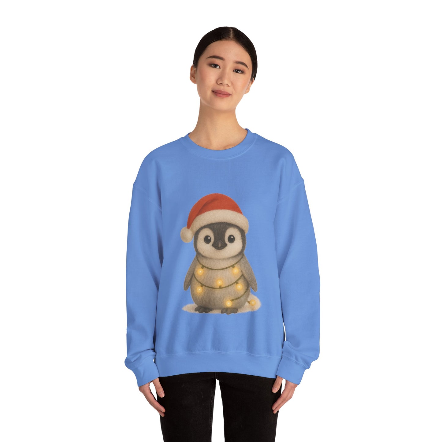 Cozy Penguin Chick Christmas Jumper