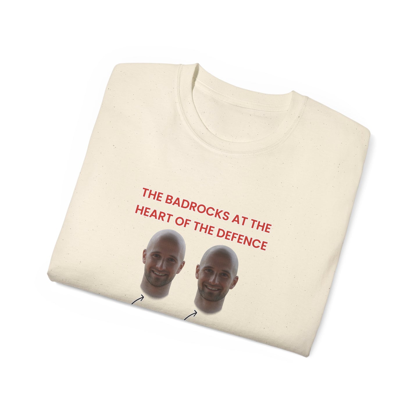 The Badrocks at the heart of the defence - James and David Badrock Prestwich Heys Unisex Ultra Cotton Tee