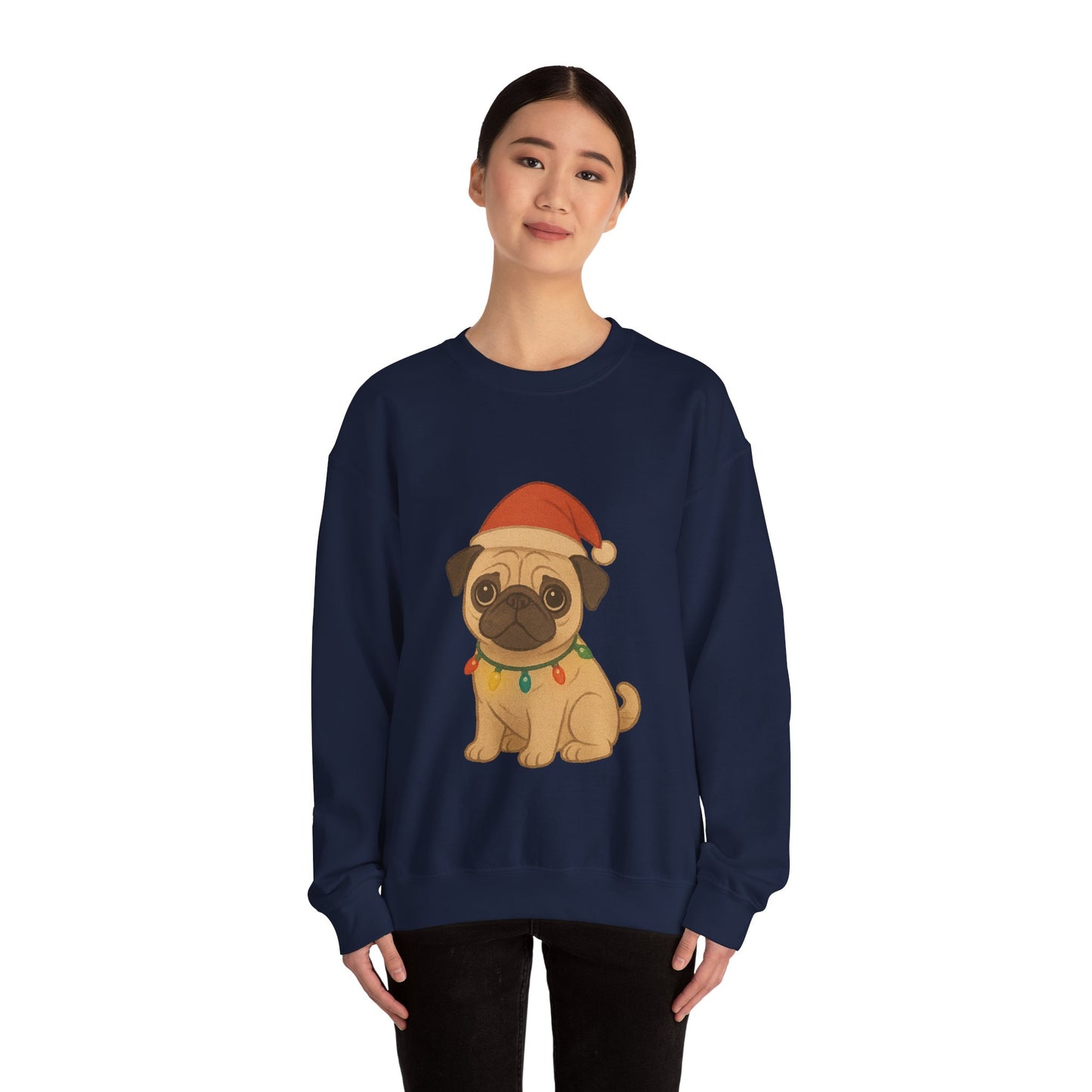 Christmas Pug Puppy Jumper