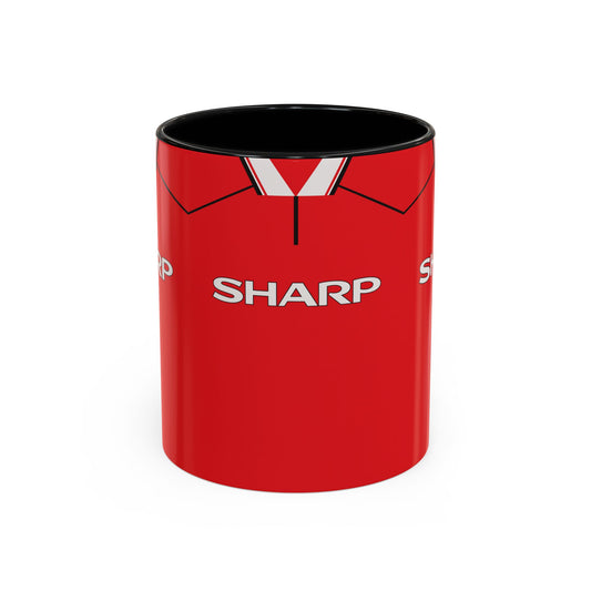 Manchester United Domestic Home Shirt 1998-2000 Mug