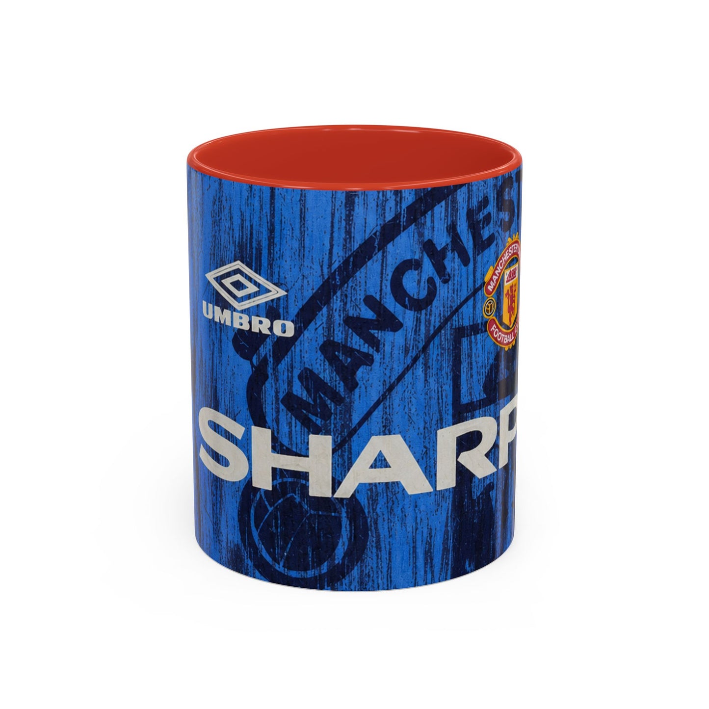 Manchester United 1992-93 Away Shirt Accent Coffee Mug (11, 15oz)