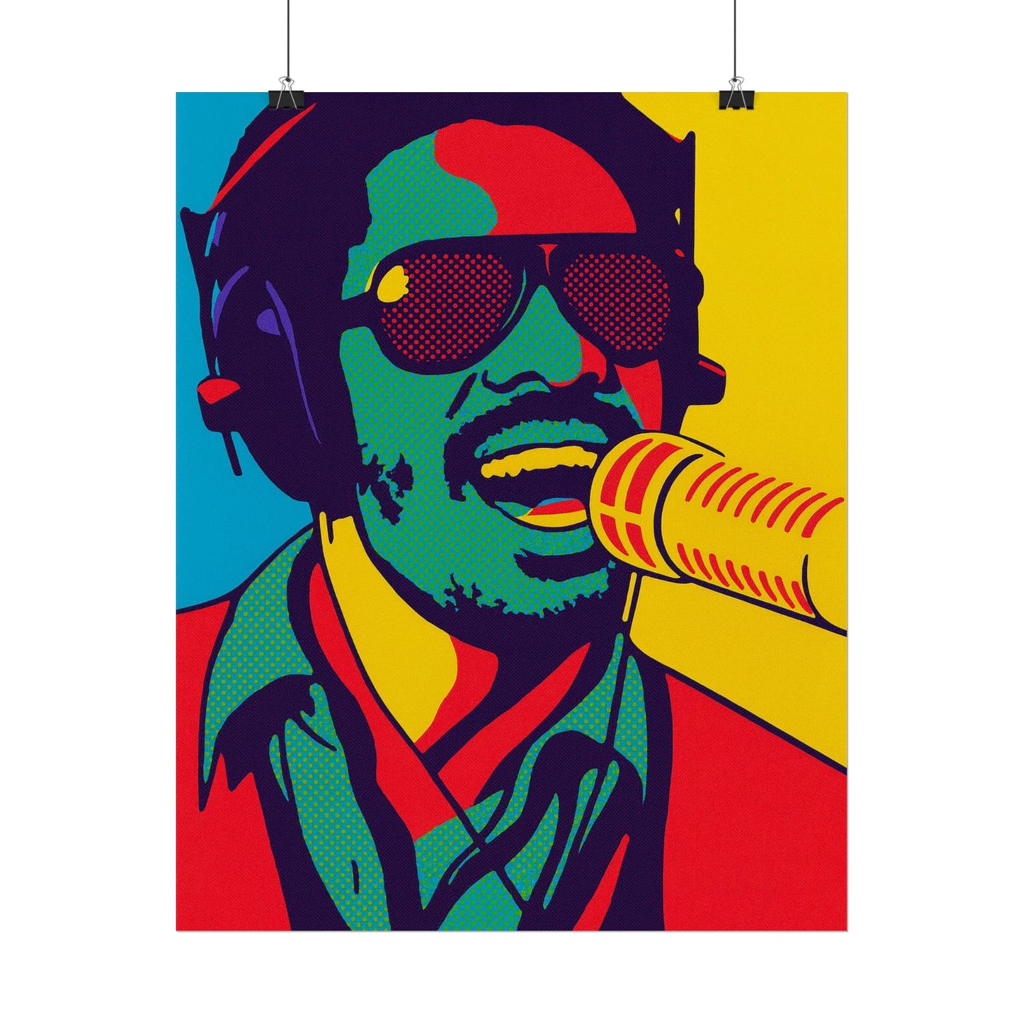 Stevie Wonder Pop Art Poster