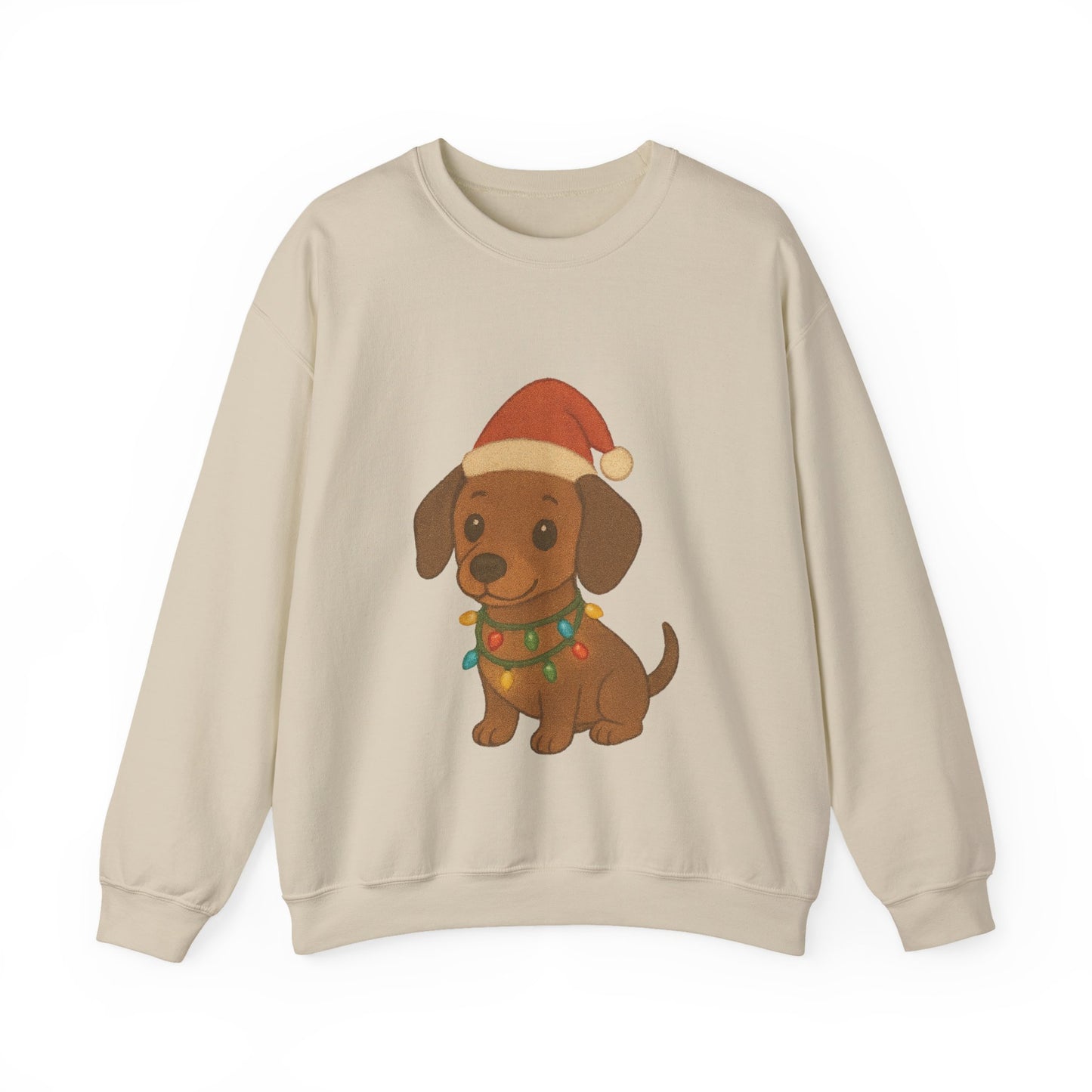 Christmas Dachshund Puppy Christmas Sweatshirt