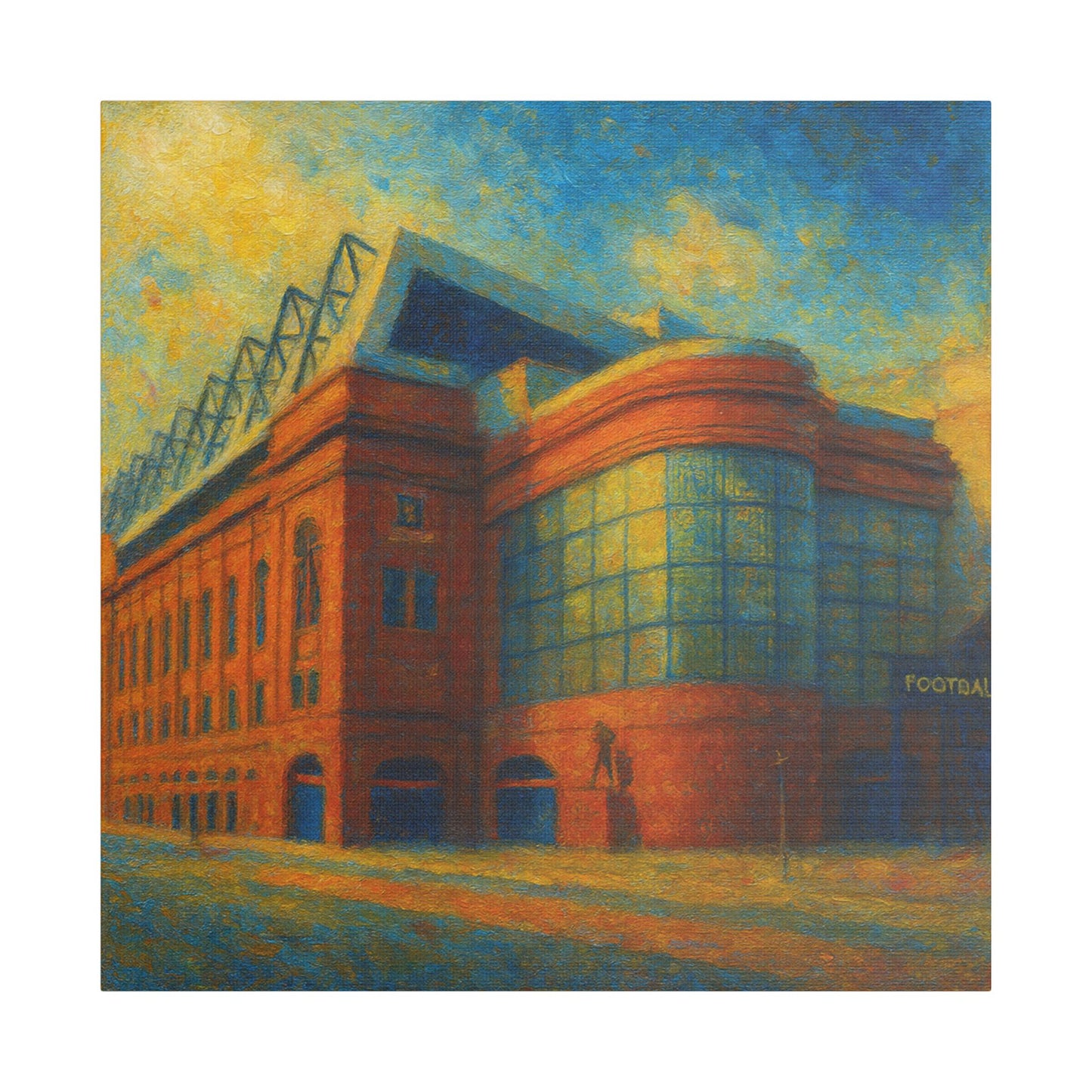 Rangers FC Ibrox Stadium Canvas Wall Art