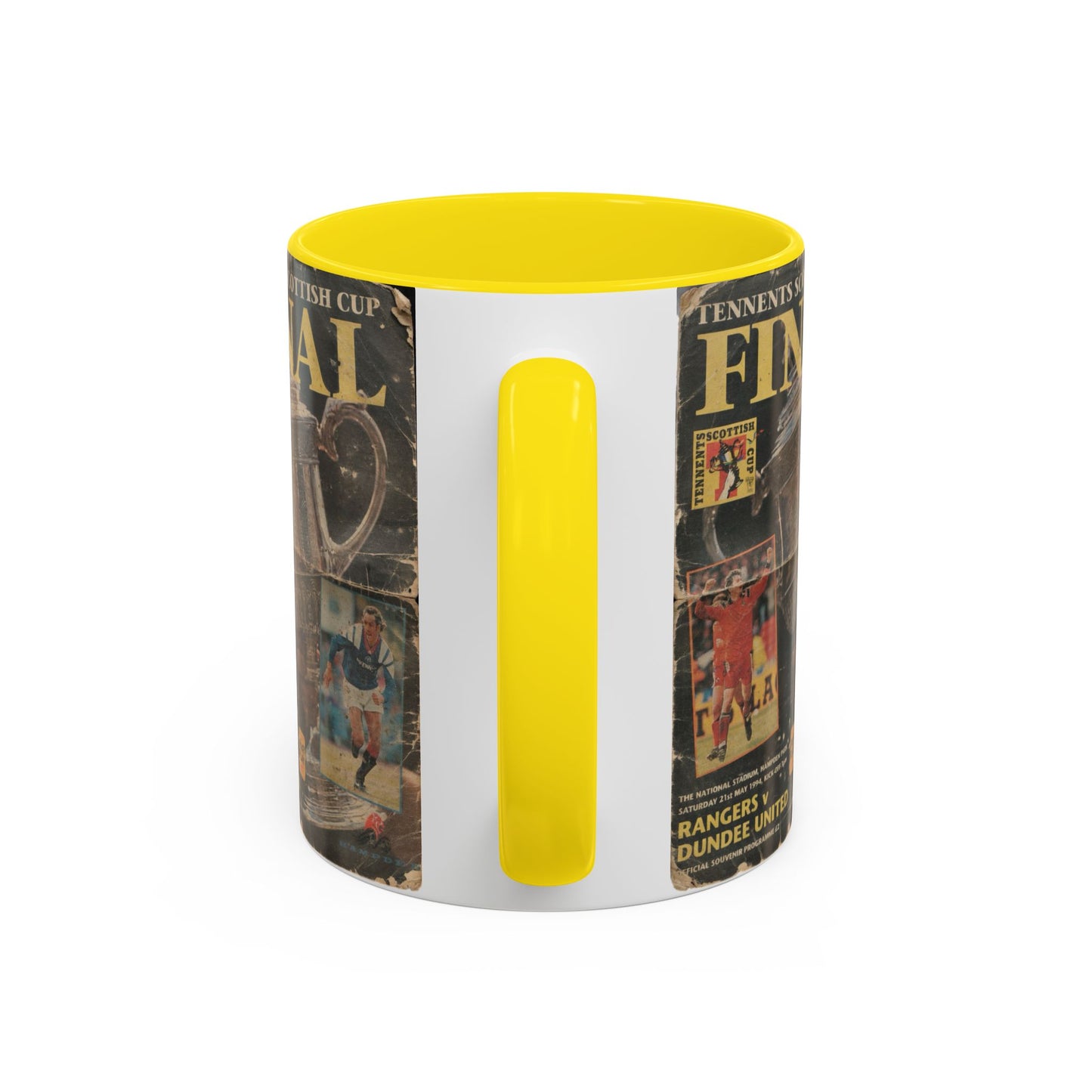 1994 Scottish Challenge Cup Final Dundee United Rangers Programme Poster Accent Coffee Mug (11, 15oz)