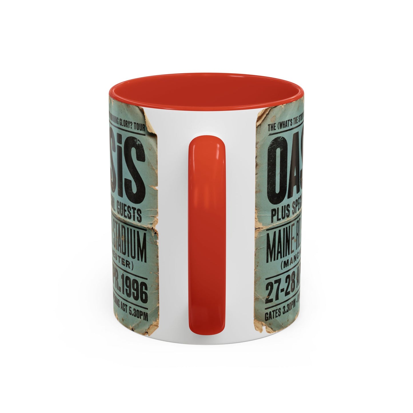 Oasis Maine Road 1996 Poster Coffee Mug (11, 15oz)