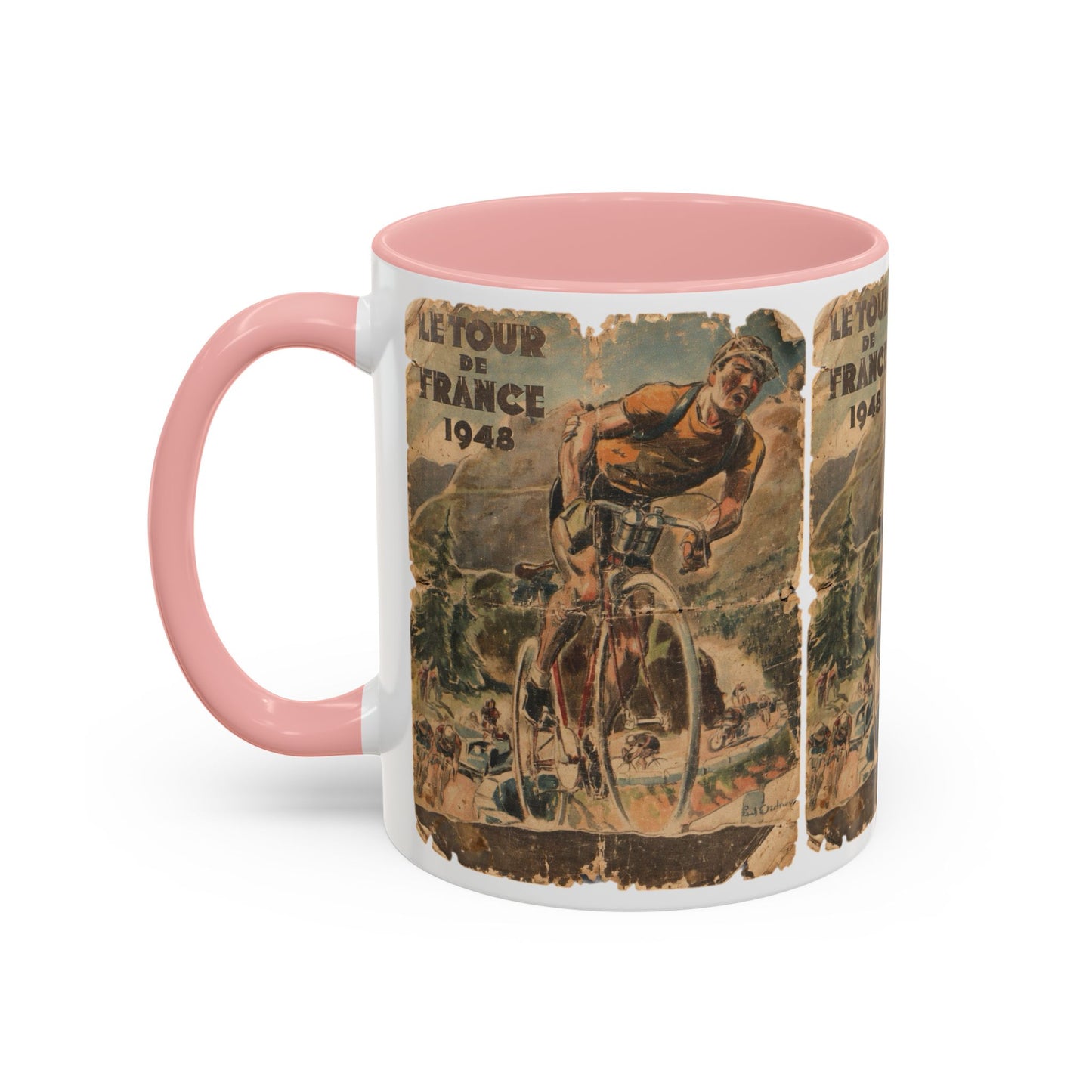 Tour De France 1948 Poster Coffee Mug (11, 15oz)