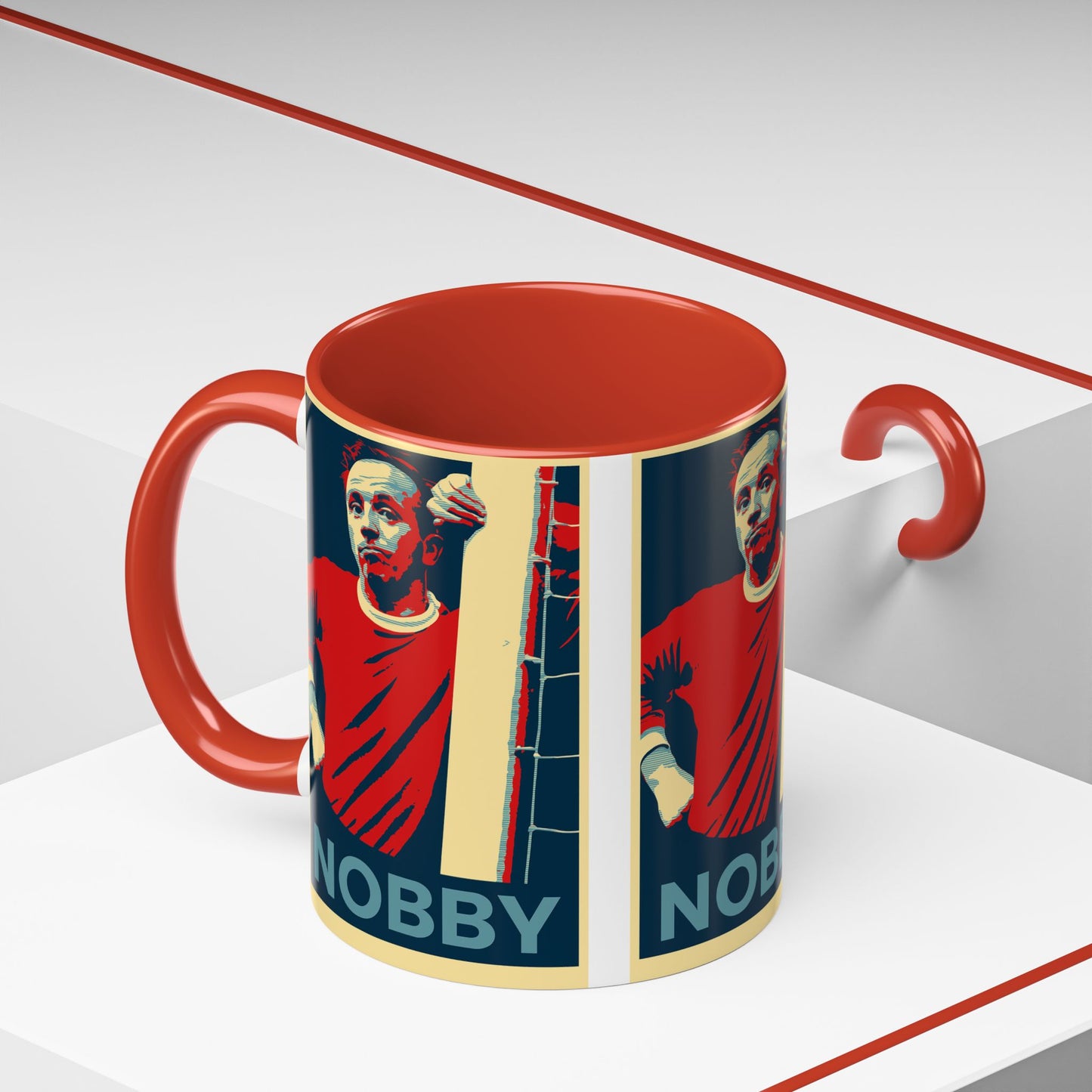Nobby Stiles Hope Poster Mug - Manchester United