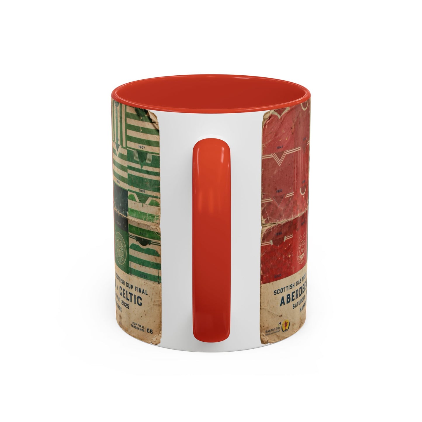 2025 Scottish Challenge Cup Aberdeen Celtic Programme Poster Accent Coffee Mug (11, 15oz)