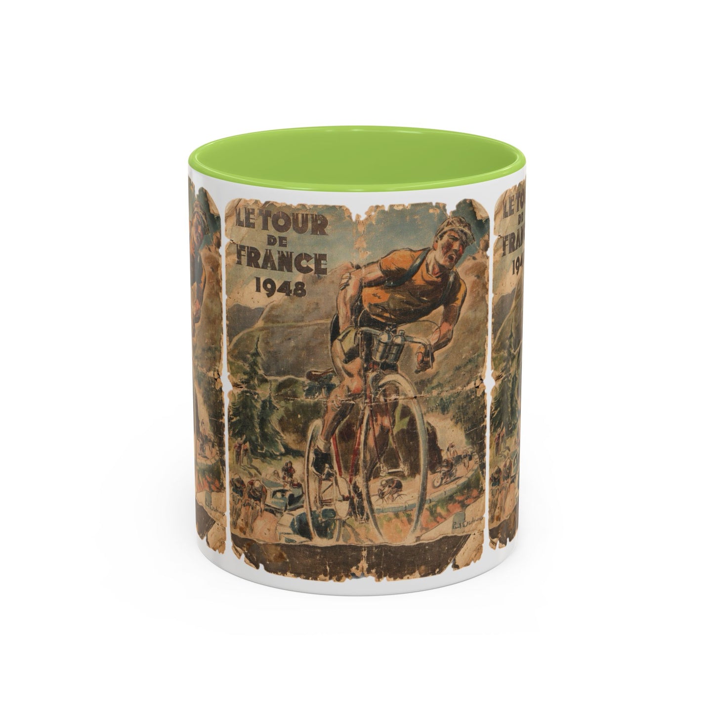 Tour De France 1948 Poster Coffee Mug (11, 15oz)
