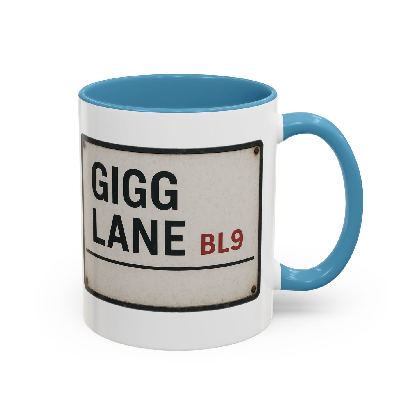Gigg Lane Bury Road Sign