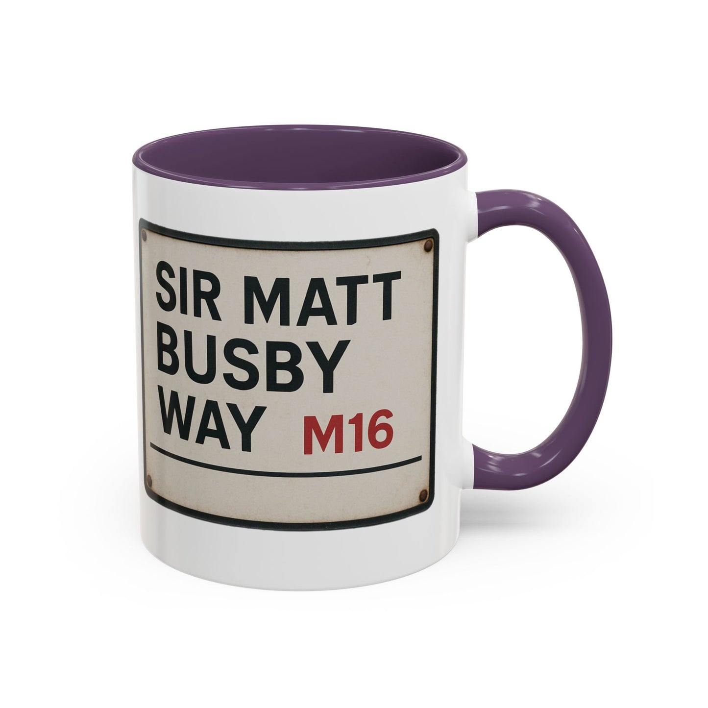 Sir Matt Busby Way Manchester United Mug