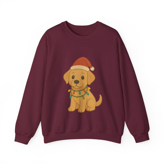 Cute Christmas Labrador Puppy Sweatshirt
