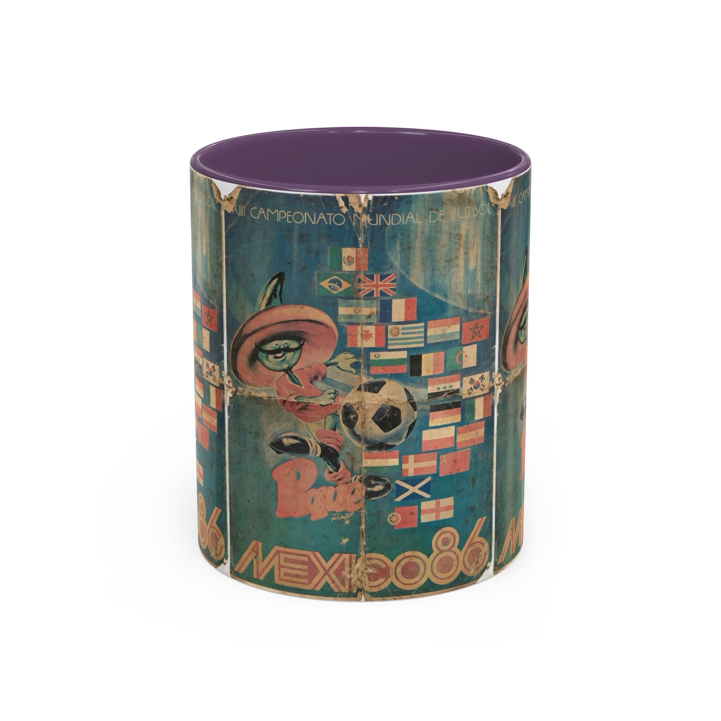 Mexico 86 Poster Pique Kick Coffee Mug (11, 15oz)