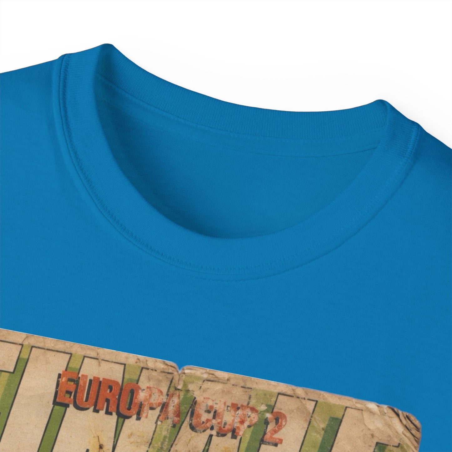 1985 European Cup Winners Cup Final Everton Rapid Vienna Poster Unisex Ultra Cotton Tee