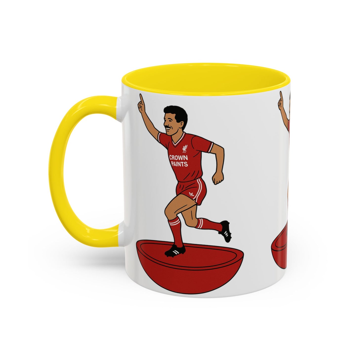 Ian Rush Cartoon Subbuteo Mug - Liverpool