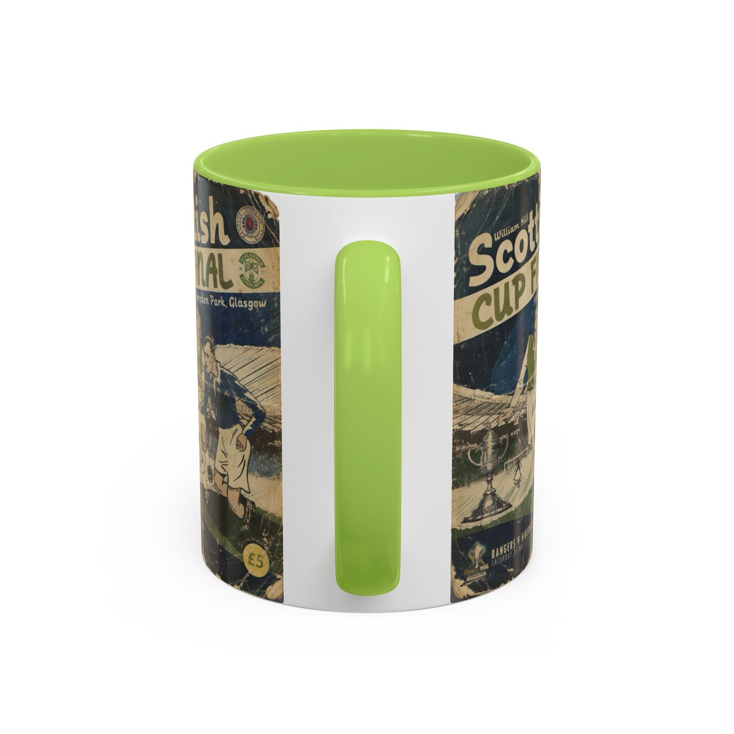 2016 Scottish Challenge Cup Final Hibernian Rangers Programme Poster Accent Coffee Mug (11, 15oz)